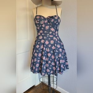 Fit and Flare Chambray Sundress